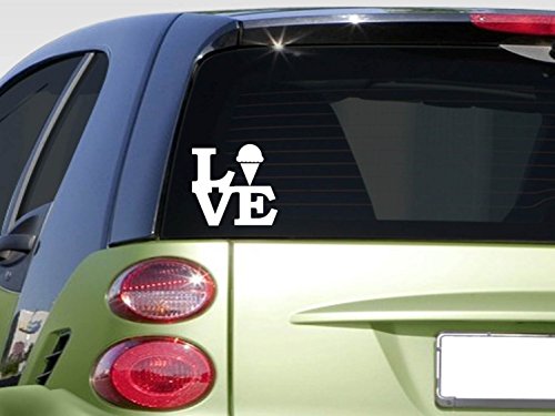 Ice Cream love 6" sticker *F264* decal car decal window laptop cone parlor