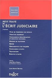 Petit traité de l'écrit judiciaire