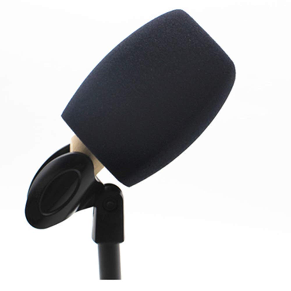 Saidbuds Foam Mic Cover Handheld Microphone Windscreen Large Foam Windshields Pop Filters for Handheld Microphone Interview Microphones (Black)