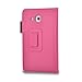 Galaxy Tab 3 Lite 7.0 / Galaxy Tab E Lite 7.0 Case - SHEROX Premium Folio Leather Case for Samsung Galaxy Tab 3 Lite 7.0 / Galaxy Tab E Lite 7.0 Inch Tablet, With Stylus Touch Pen (Hot Pink)