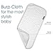 Ultra Soft, Absorbent Large Burp Cloth Set 100% Cotton|Baby Shower Gift(Stone)