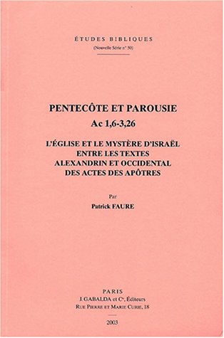 Pentecôte et parousie
