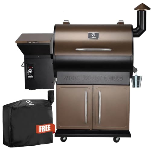 Z GRILLS 2026 Upgrade Wood Pellet Grill Smoker with PID Control, Built-in