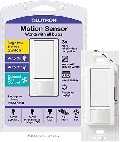 Lutron Ms Ops5m Wh Occupancy Sensor Switch 1 Pack White Pricepulse