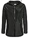 Meaneor Women's Casual Long Sleeve Contrast Color Hooded Coat Softshell Jacket