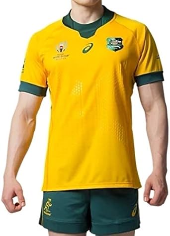 Amazon Co Jp Rwc19オーストラリア代表 ワラビーズ Wallabies Rwc19 ホームジャージ ラグビーワールドカップ ユニフォーム 2111a173 Xlサイズ Qc108 ホビー