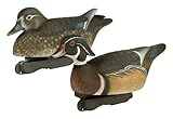 Final Approach Gunner High Definition Wood Duck Floating Decoy, 6 Pack