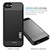 iPhone 8 Plus/ 7 Plus Battery Case, UNU Charger Case for iPhone 8 Plus/ 7 Plus/ 6s Plus/ 6 Plus [MFI Apple Certified] 4100mAh iPhone 8 Plus Portable Charger Rechargeable External Battery Pack - Black