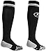 Kunto Fitness Graduated Compression Socks for Men and Women (Large, Black)