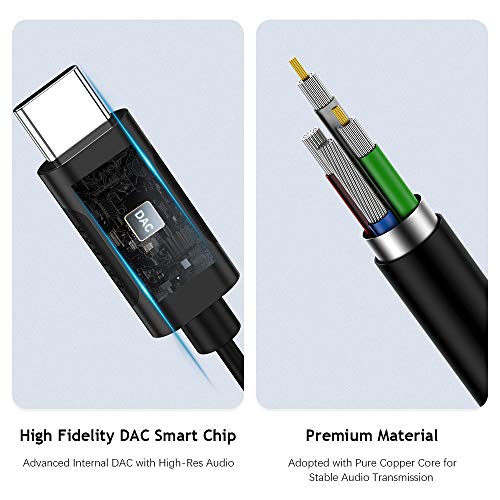 COOYA USB C Headphones for Samsung S22 Ultra inEar Earbuds with