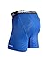 Mission Men's VaporActive Boxer Briefs (2 Pack), Charcoal/Royal Blue, Large