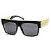 MLC EYEWEAR ® Retro Old School Thick Metal Coating Chain Sunglasses