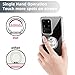 Elegant Choise Galaxy S20 Ultra Case, Crystal Clear Ring Holder Magnetic Kickstand Shockproof Transparent Flexible Soft TPU Bumper Cover for Samsung Galaxy S20 Ultra 5G 6.9