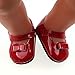 MonkeyJack Red Strap Shoes Flats Sneakers for 43cm/17inch Zapf Baby Born Doll Clothes