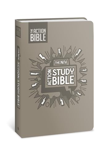 The NIV Action Study Bible, Leathersoft, Gray, Full Color (Action Bible Series)