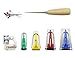 Bias Tape Maker Tool Kit Set, Sewing Fabric Bias Tape Maker Tool with Binder Foot, 6MM/12MM/18MM/25MM 4 Sizes DIY Patchwork Sewing Accessories Tools Set for Quilt Binding