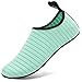 CIOR Water Shoes Barefoot Quick-Dry Aqua Yoga Socks Slip-On for Men Women KidsSX-Green-40/41