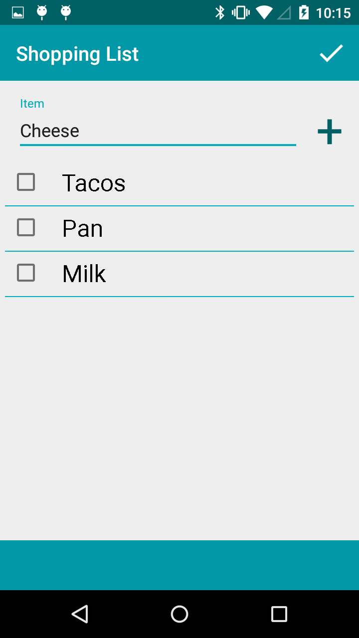 Shopping List Appstore for Android