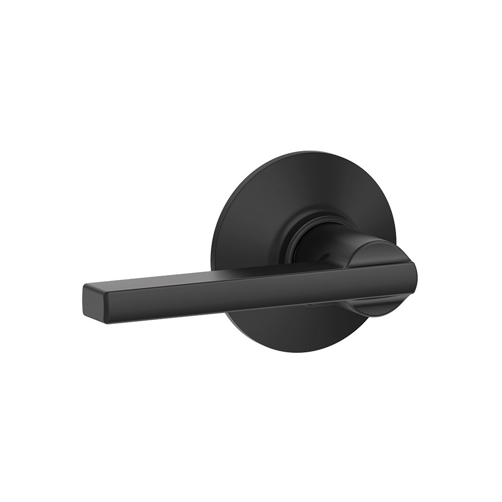 Schlage F10 V LAT 622 Latitude Passage Lock Lever, Matte Black