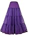 promdressesol Women's Ankle Length Petticoat Crinoline Underskirt for Long Dress