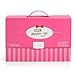 IQ Toys Pretend Makeup Set for Girls Complete Princess Girls Washable Makeup Palette Cosmetic Kit in a Carry Case with Mirror Non Toxic