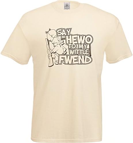 Elmer Fudd T-Shirt. My Wittle Fwend tee Shirt Apparel Clothing Kids tv Retro Gift Looney Tunes