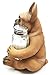 Ebros Adorable French Bulldog Hugging Spices Salt And Pepper Shakers Holder Figurine Set Kitchen Home Decor Statue