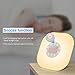 AMIR Wake-Up Light, Sunrise Simulation Alarm Clock, Nature Night Light, 5 Colors Atmosphere Lamp, 3 Brightness Bedside Lamp, Morning Wake-Up Alarm Light with Nature Sounds & FM Radio - Touch Control