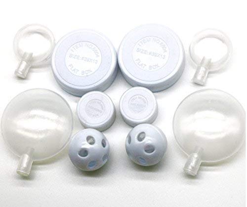 Kebinfen 10 PCS Squeakers Rattle Cans Rattle Balls Repair Fix for Dog Pet Baby Toy Noise Maker