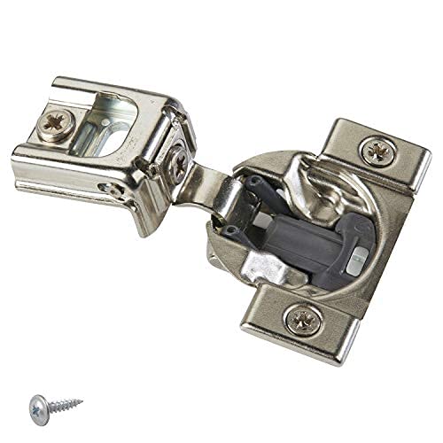 Blum 39C358B.16 Compact BLUMOTION 39C Hinge, Soft-Close, 110 Degree, 1 Overlay, Dowel (4)