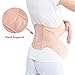 DIGGOLD Maternity Belt During Pregnancy - Double Support Belly Band Back Waist Abdomen - Breathable Binder Elastic Soft Comfortable Cotton and Spandex - Upgraded Version One Size All Fit Nude (TM)