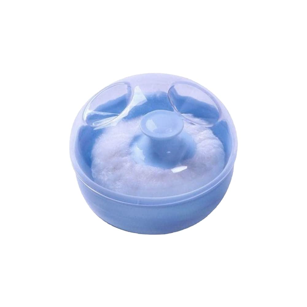 Baby Powder Puff Case Talcum Powder Puff Container Box Puff Sponge Case for Baby Infant Newborn