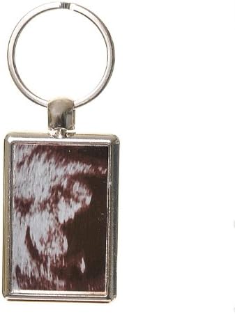 personalised baby scan keyring