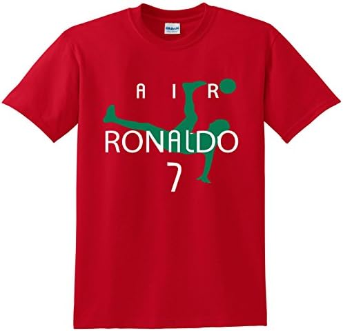 Silo Shirts RED Cristiano Ronaldo Portugal "AIR" T-Shirt ADULT