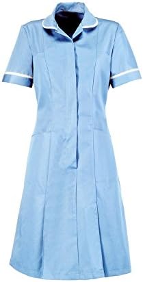 Alexandra Workwear Womens Zip Front Healthcare Dress