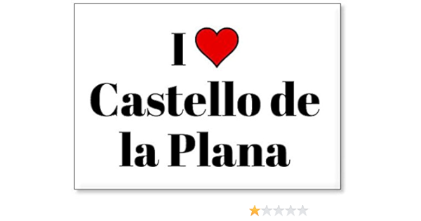 Mundus Souvenirs - Amo Castello de la Plana, Imán para Nevera ...