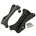XMT-MOTO Black Detachables Sissy Bar Upright w/Pad +4-Point Docking Hardware Kit(Replace for Part Number 52300354) fits for Harley-Davidson Touring Models 2014-2020