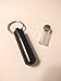 LDS Black Aluminum Oil Vial for Consecrated Olive Oil & Priesthood Holders of All Ages, Elders & Priests, Annointing, Blessing & Healing The Sick