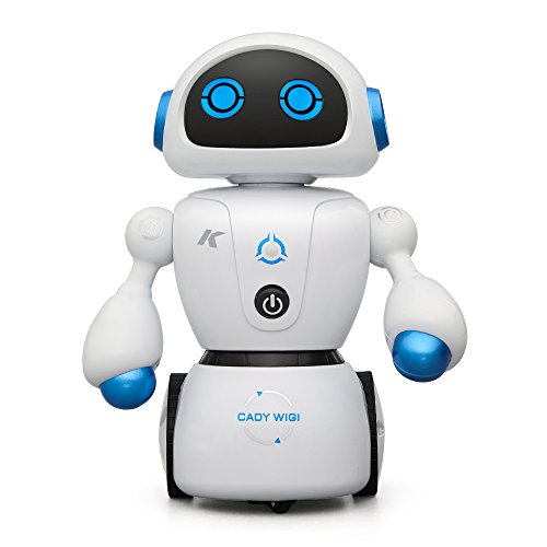 ECLEAR Remote Control RC Robot, JJRC CADY Smart Programming Flexible Robots Kit Toys Present For Kids Preschooler Entertainment,by Blue