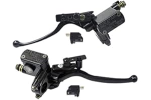 Feiteplus 7/8'' 22mm Hydraulic Brake Master Cylinder Left Right Handle Lever for 50cc 70cc 90cc 110cc 125cc 150cc Chinese Quad 4 Wheeler ATV