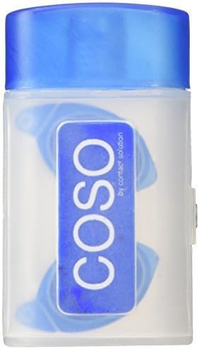 COSO Contact Solution Compact Travel Contact Lens Case-Cool Colors! by COSO