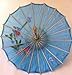 JapanBargain 3198, Asian Parasol Chinese Japanese Nylon Umbrella Parasol for Photography Cosplay Costumes Wedding Party Home Decoration Adult Size, 32 inch, Dark Blue