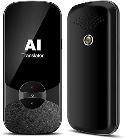 Convertisseur Vocal Avec 223 Langues Traducteur De Camera Portable Traducteur Vocal Instantane Offline Et Enregistrement Traducteur Vocal Pour Les Voyages Amazon Fr Fournitures De Bureau