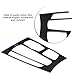 Gear Shift Frame Trim, Carbon Fiber Car Gear Shift Knob Panel Cover Trim for BMW F15 F16 X5 X6 (#B)