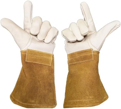 Professional Thorn Proof Lemon Picking Gloves - Thorn Resistant Leather Gloves With Gauntlet Cuff - Lobo Products Inc. (8)