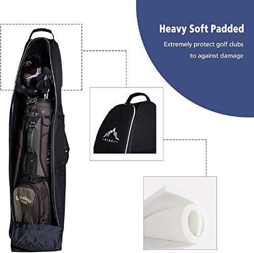 Himal Soft-Sided Golf Travel Bag - Heavy Duty 600D Polyester Oxford Wear-Resistant, Excellent Zipper Universal Size with Wheels 3 Himal Soft-Sided Golf Travel Bag - Heavy Duty 600D Polyester Oxford Wear-Resistant, Excellent Zipper Universal Size with Wheels