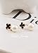 Korean models big classic temperament small fragrant pearl clover pearl pendant earrings Van Cleef earrings
