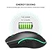 Gaming Mouse Wireless, Type C Fast Charge Mouse, Laptop Optical Wireless Ergonomic Mouse with USB Receiver, 7 Buttons, 2400 DPI, Compatible with Windows, Mac OSthumb 1