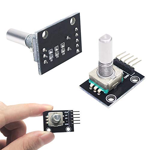 WayinTop 5pcs 360 Degree Rotary Encoder Module KY-040 Brick Sensor Development Board with Push Button for Arduino - Thumbnail 5