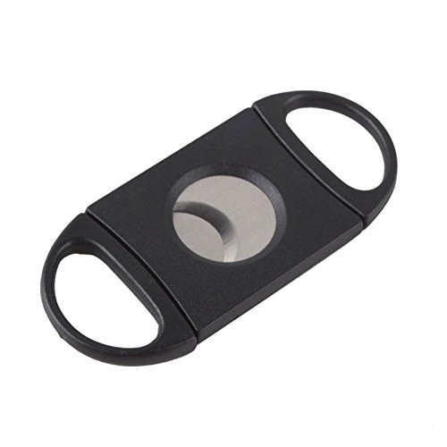 CFHKStore Plastic Pocket Cigar Cutter Knife Scissors Black Agile Lovable